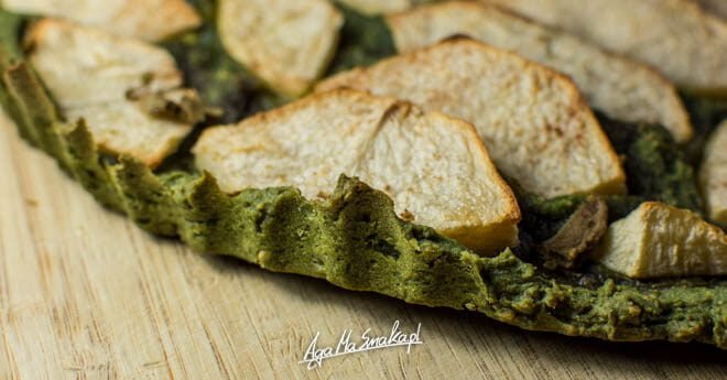 zielony-placek-jablkowy-jaglany-bez-cukru-szybki-przepis-3