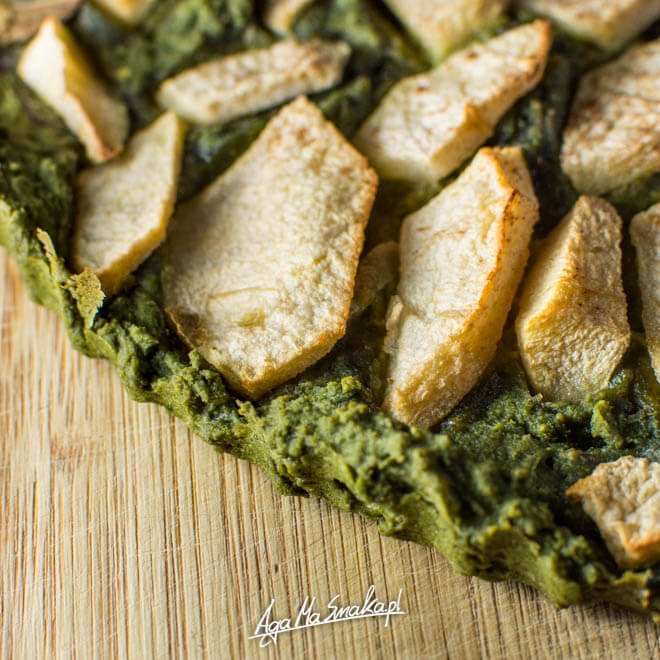 zielony-placek-jablkowy-jaglany-bez-cukru-szybki-przepis-5