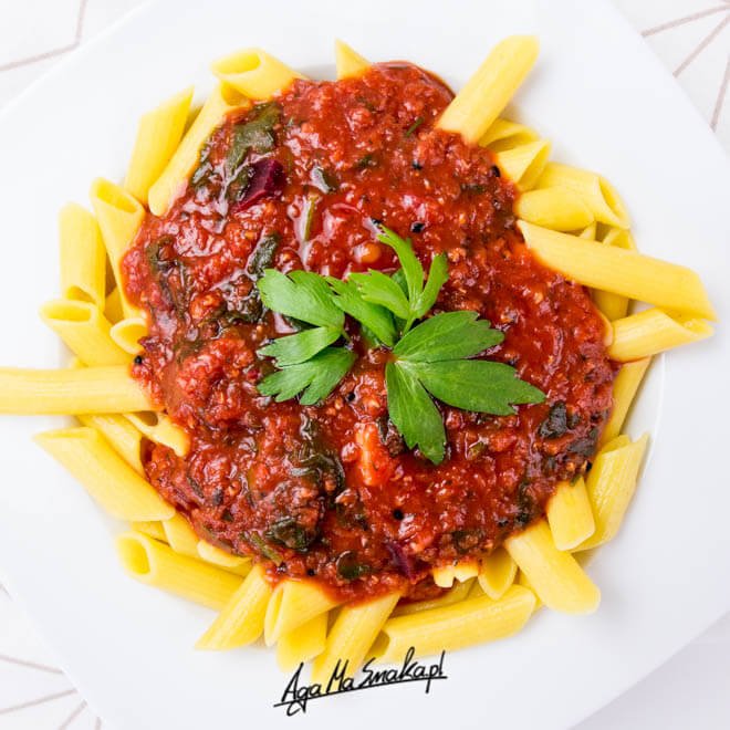 lekki sos warzywny z botwinką na wiosnę