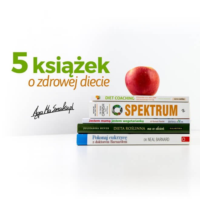 okładki książek o zdrowym jedzeniu
