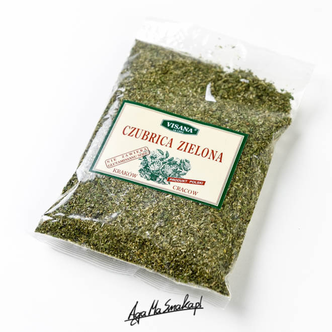 czubrica zielona visana mieszanka przypraw zdrowa