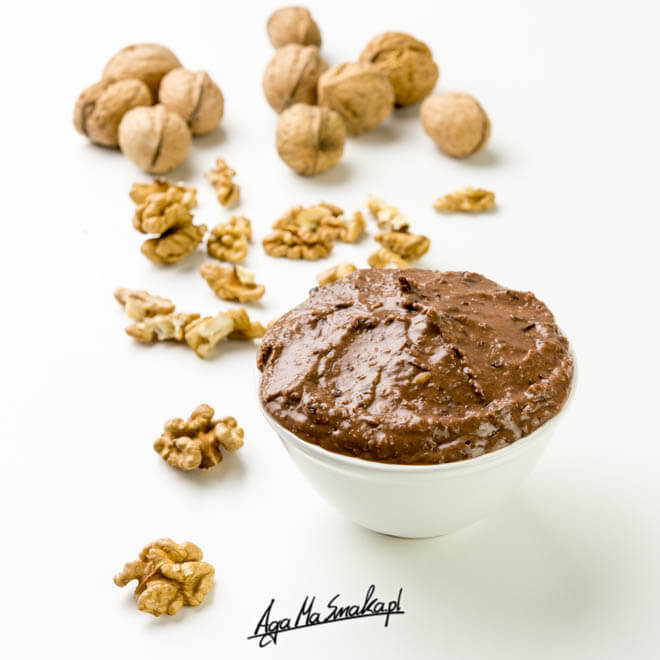 domowy krem czekoladowo-orzechowy zdrowa nutella