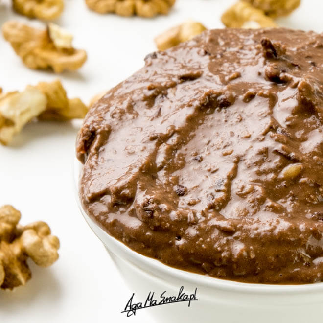 domowy krem czekoladowy zdrowa nutella