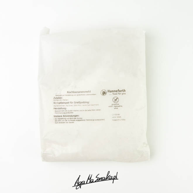 mąka z plantanów dieta bezglutenowa