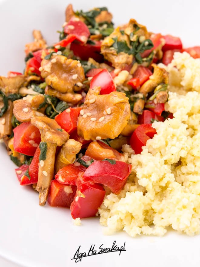 proste danie wegańskie bez tłuszczu