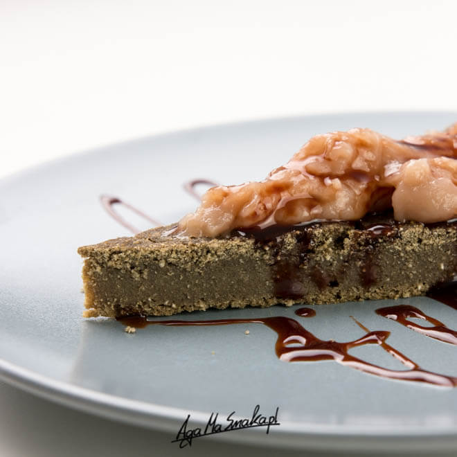 wegańska tarta deserowa bez glutenu