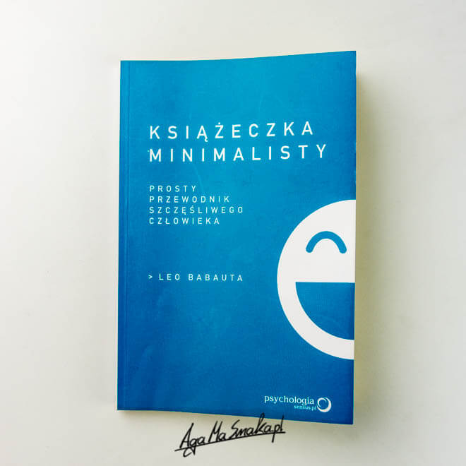 Książki o minimalizmie - Leo Babauta Książeczka minimalisty
