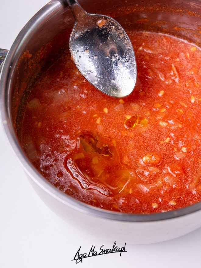 sos pomidorowy z oliwą Gallo wege przepis