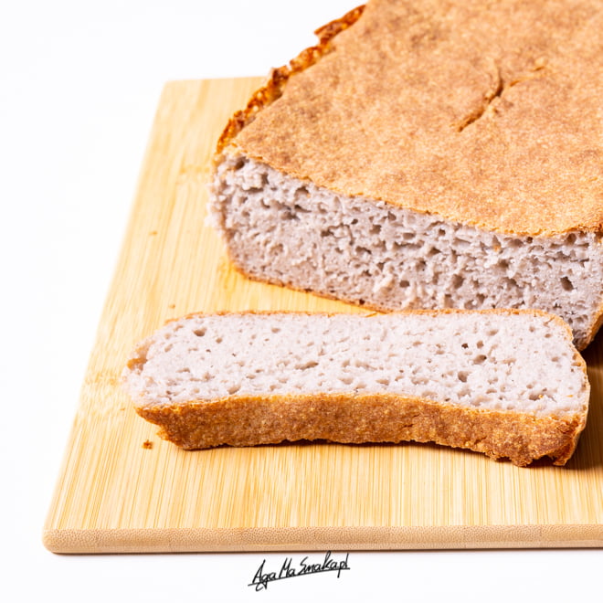 Bezglutenowy chleb gryczany na suchych drożdżach
